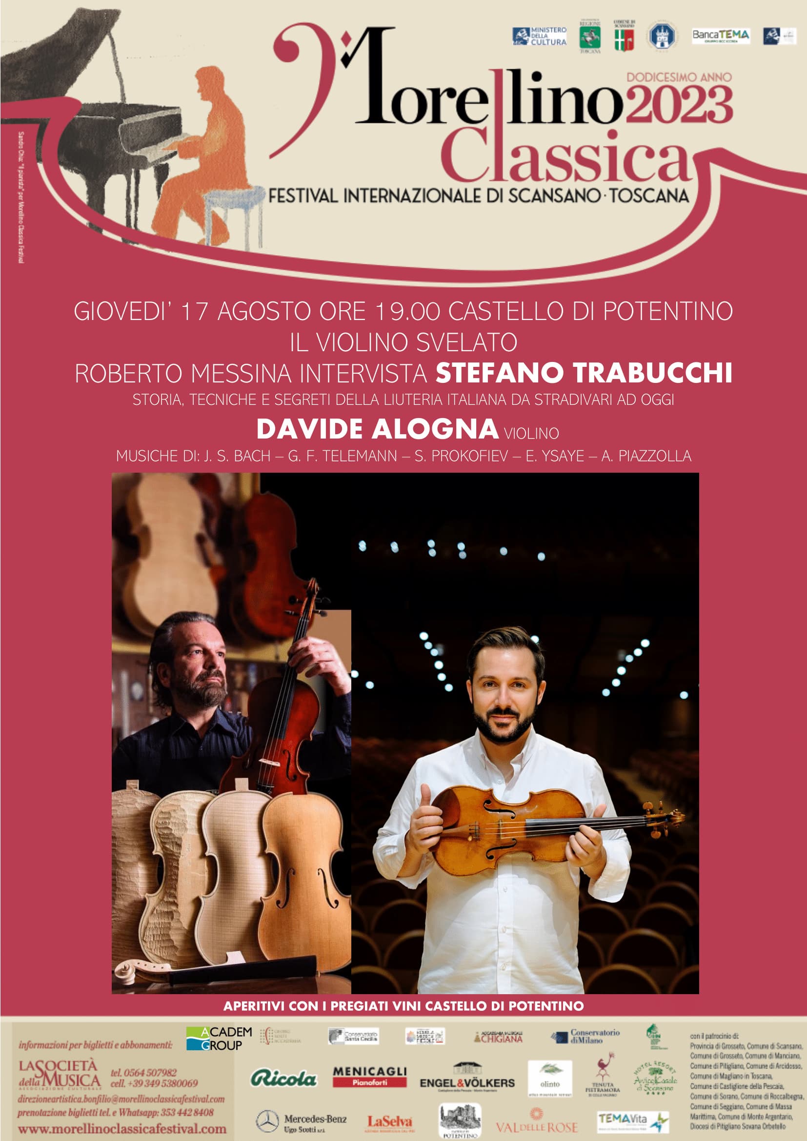 Davide Alogna concerto 2023 Morellino Classica