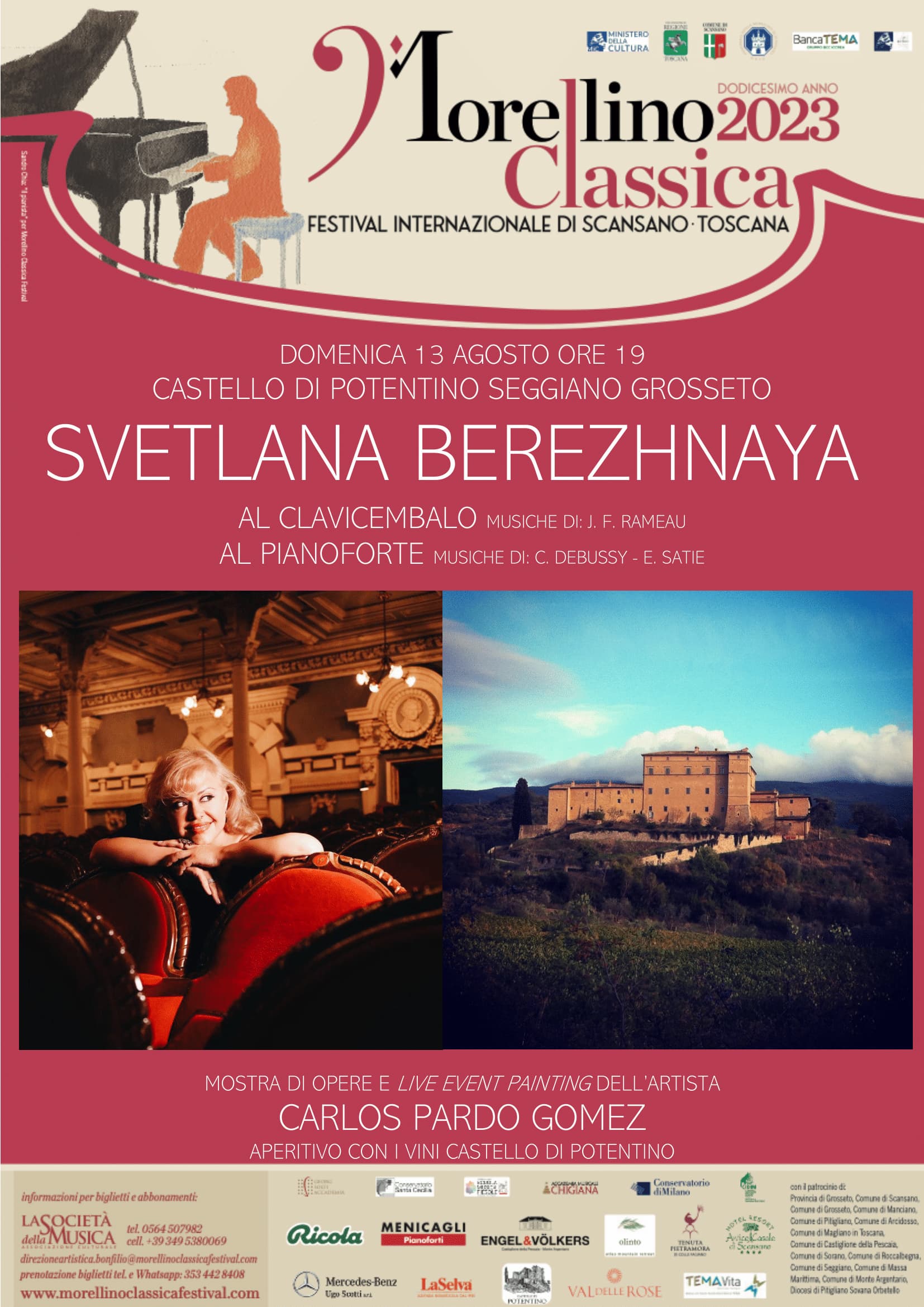 SVETLANA BEREZHNAYA al Morellino Classica Festival Toscana