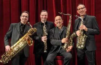Quartetto di Sassofoni Accademia Gaetano Di Bacco, sax soprano – Enzo Filippetti, sax contralto – Giuseppe Berardini, sax tenore – Fabrizio Paoletti, sax baritono