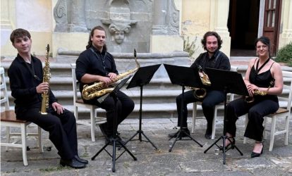 Quartetto di Saxofoni ECHO MATTIA GUERCINI, saxofono soprano ALICE ABBATE, saxofono contralto FILIPPO FERRONI, saxofono tenore MATTIA TAPPA, saxofono baritono